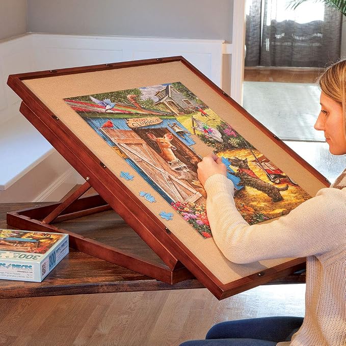 Bits and Pieces Deluxe Puzzle Easel Swivel Base Jigsaw Puzzle Board Non-Slip - Image 6