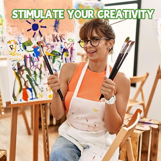 ESRICH Stretched Canvas for Painting 16x20 Inch, Triple Primed Acid-Free Cotton - Image 6