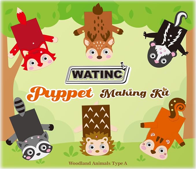 WATINC 24Pcs Hand Puppet Making Kit - Image 7