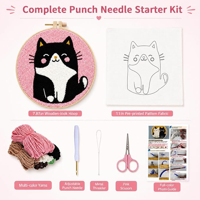 MZSMYKCH punch needle kits adults beginner - Image 3