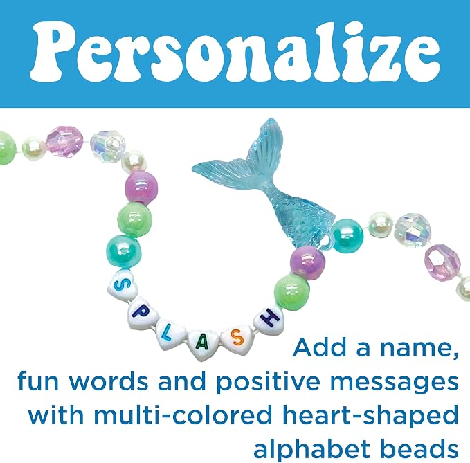 Creativity for Kids Mermaid Bead Jewelry Jar: Create 40+ Friendship Bracelets - Image 6