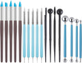 Thyrflen 18PCS Silicone Clay Sculpting Tools, Silicone Painting Brushes Kit by Unknown