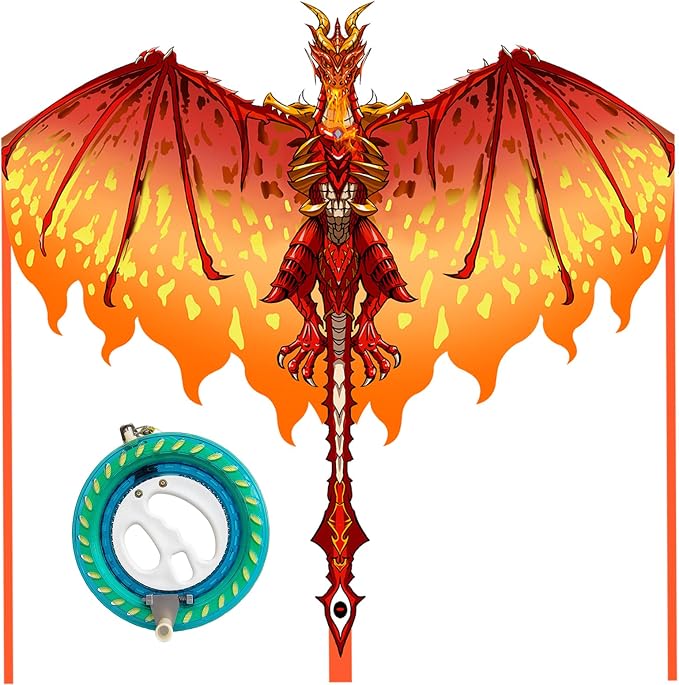 Dragon Kite for Kids & Adults by MintsColorfulLife