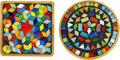 Lanyani 2 Sets of DIY Mosaic Craft Kits Mosaic Tiles Coaster Kit Make Your Own by LanyaniArtGlassMosaics