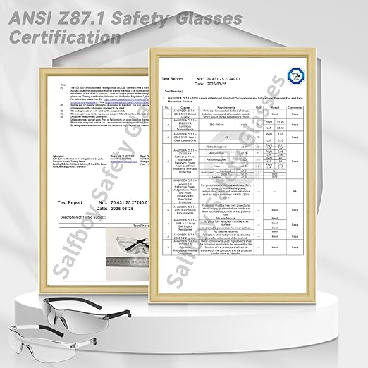 10 Pack Tinted Safety Glasses with ANSI Z87.1 Scratch Resistant Eyewear for Women Man Lab Goggles Eye Protection