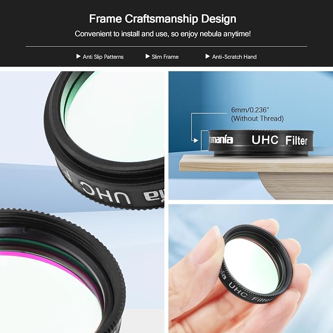 Astromania Telescope UHC Filter 1.25 Inch, Telescope Filter Improve Image - Image 3