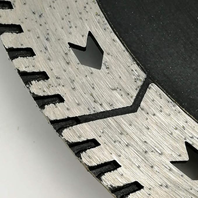 SHDIATOOL 9 - Inch Diamond Saw Blades Cutting Disc Two-in-One Design Cut Grind Sharpen Marble Granite Concrete and Bricks 5/8"-11