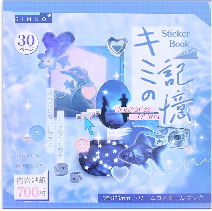Girl's Japanese Retro Sticker Book, Nostalgic Theme by Unknown