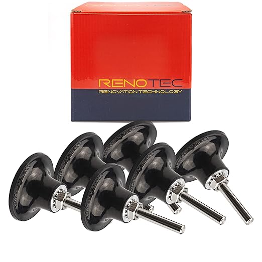 2 Inch Quick Change Disc Pad Holder, 6 Pack Lock Disc Holder, 1/4" Shank for Angle Die Grinder Attachments, Type R, for Polishing, Sanding and Surface Preparation