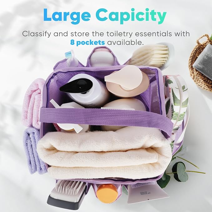 EUDELE Mesh Shower Caddy Portable - Image 2