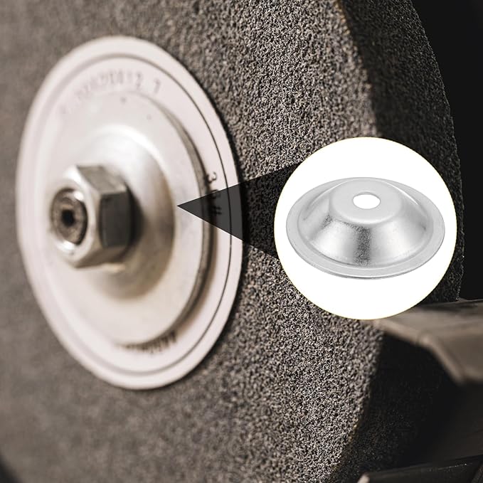 MECCANIXITY 4 Pcs M12 Arbor Washer, 2x80mm 304 Stainless Steel Bench Grinder Arbor Washer for Bench Grinder Polisher Wire Wheel Buffing, Silver