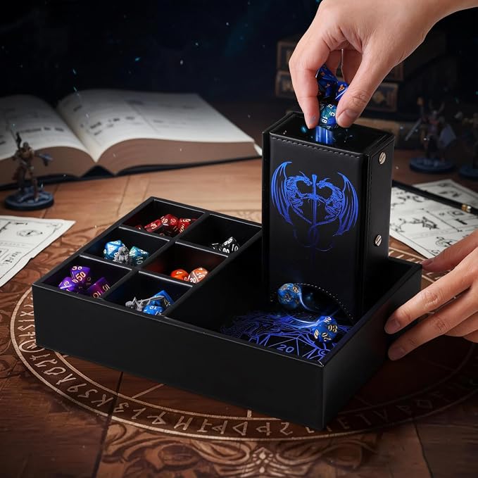Grajar DND Dice Tray and Dice Tower - Image 3