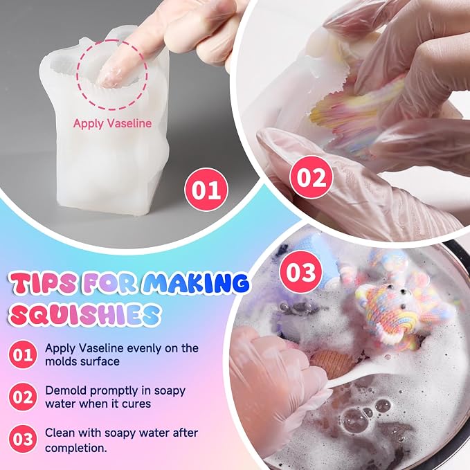 LET'S RESIN Bear and Axolotl Molds - Image 6