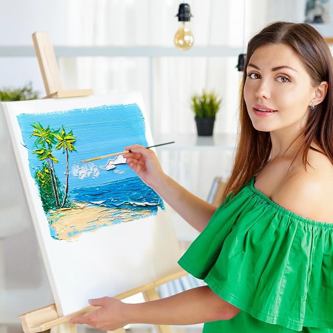12 Pack Stretched Canvases for Painting, Round Canvas - Image 6