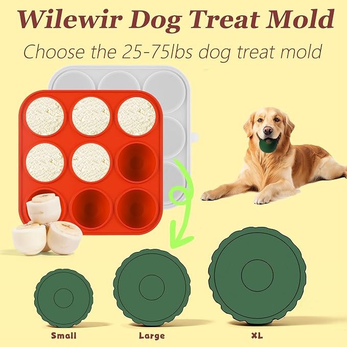 9-Cavity Silicone Frozen Dog Treat Mold - Image 3