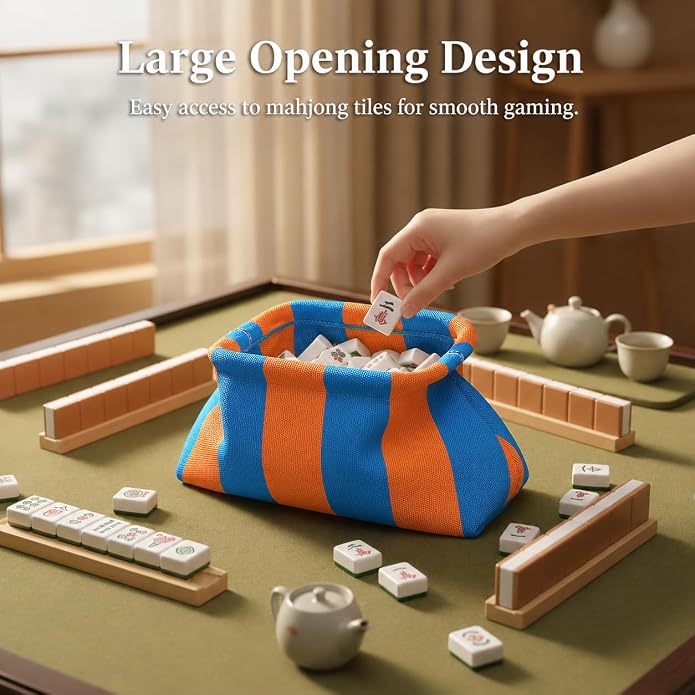 Mahjong Tile Bag Woven Clutch Purses - Image 7