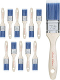 Bates- Paint Brushes, 12 Pack, Treated Wood Handle, Paint Brushes by BatesChoice