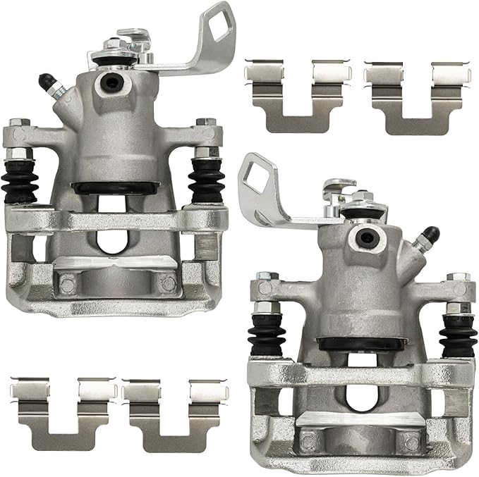 Torchbeam Rear Brake Calipers Set for Mini Cooper 2007-2015, Rear Left and Rear Right Calipers Replace # 19B3318+19B3319