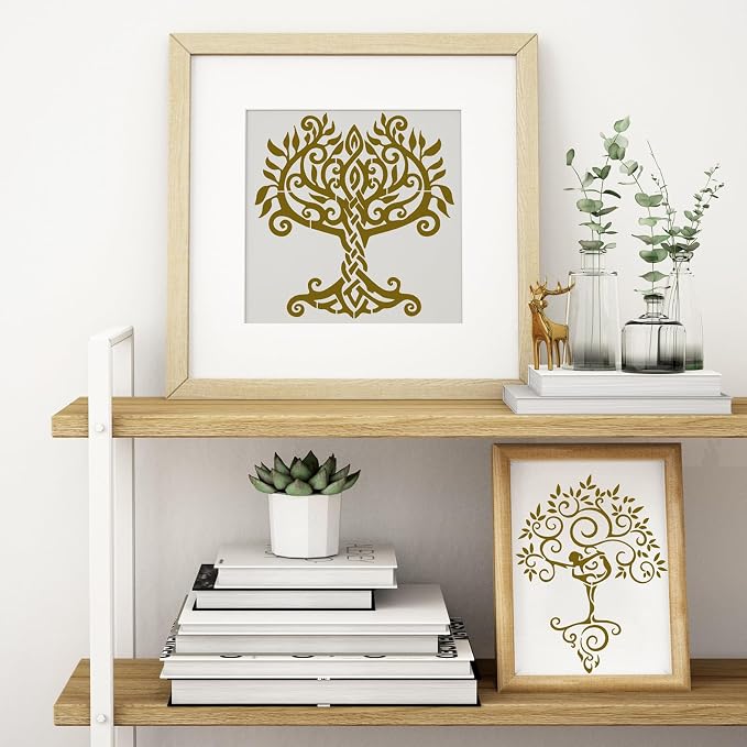 AFRTIEE Tree of Life Stencil Painting - Image 4