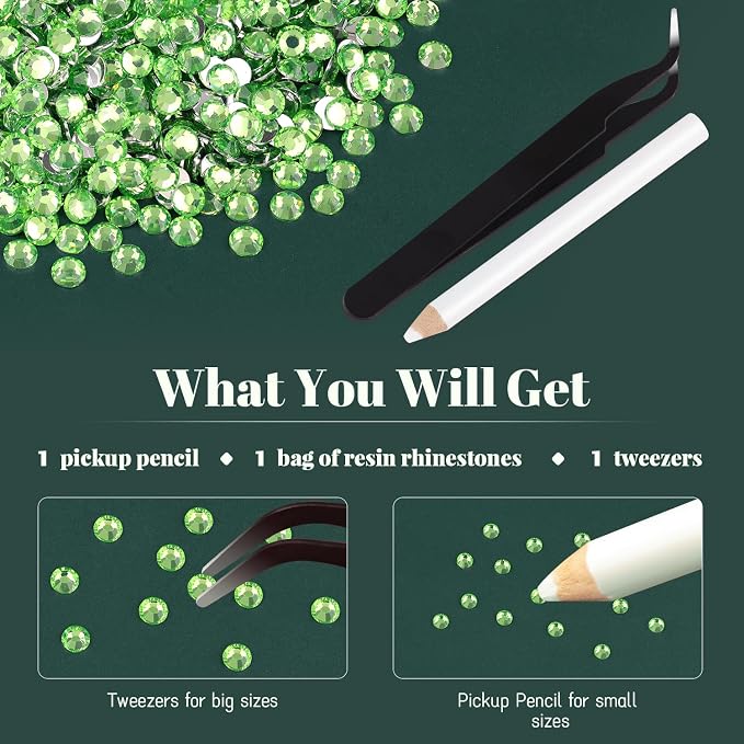 6000PCS 4mm Resin Rhinestones Bulk - Image 6