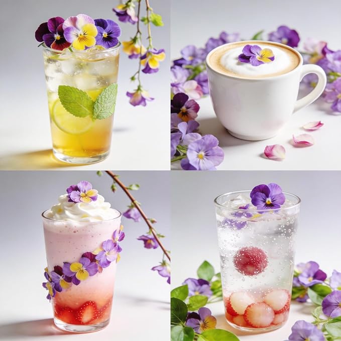 48 Pcs Mix Natural Dried Pressed Flowers - Image 3