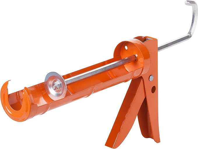 Bates- Caulking Silicone Gun, 10:1 Thrust Ratio, Hand Caulking Guns, No Drip