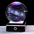 3.15" K9 Crystal 3D Solar System Ball by Ornalrist