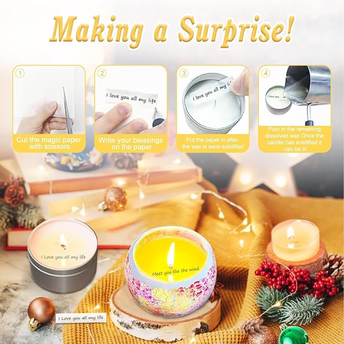 Candle Making Kit, Candle Making Supplies Include 2.12lb Soy Wax - Image 6