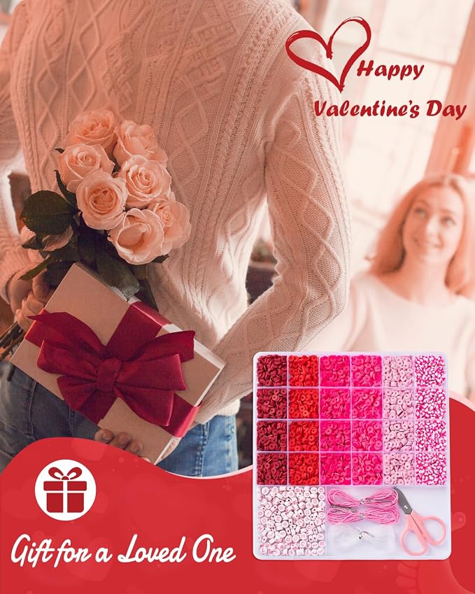 Goldwise Valentine's Day Friendship Bracelet Kit, Jewelry Making Kit - Image 6