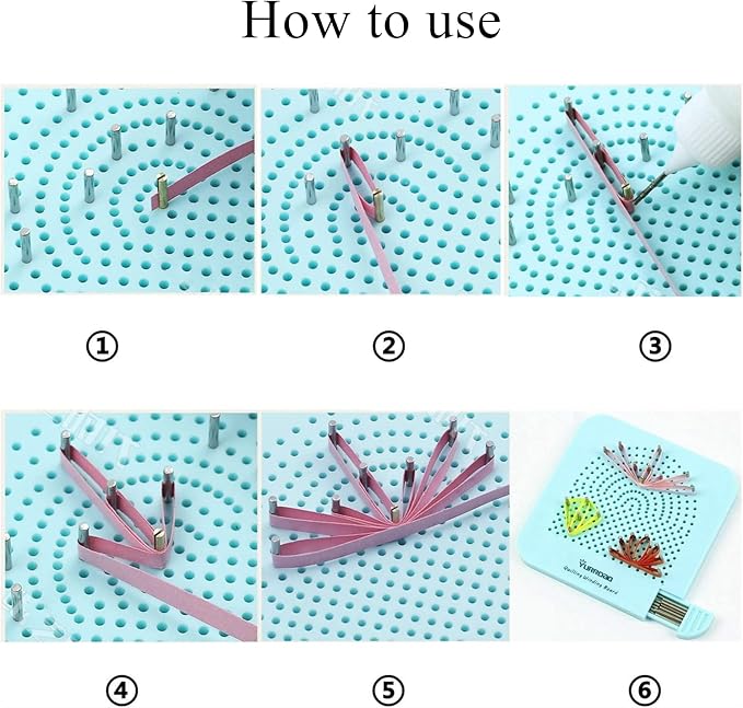 Paper Quilling Kit for Beginners & Adults, 1860 Paper Strips in 3 Sizes - Image 7