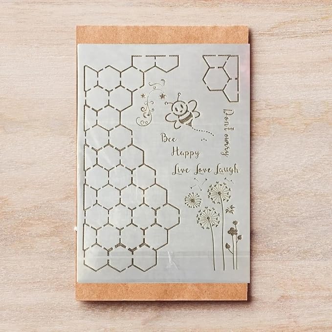 TIAMECH A4 Reusable Honey Bee Hive Stencil - Image 7