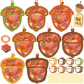 Renbuzhu 40-Pack Fall Acorn Paper Suncatchers Crafts Kit by Renbuzhu