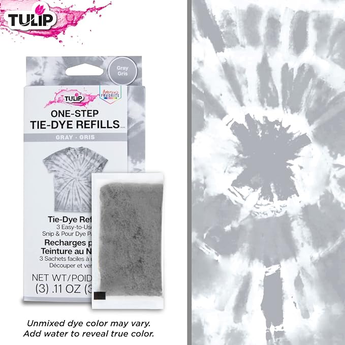 Tulip One-Step Tie-Dye Kit, 3 Fabric Dye Refill Packs - Image 4