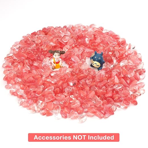 1 Lb Decorative Glass Pebbles Irregular Shaped Stones Small Tumbled Chip - Image 3