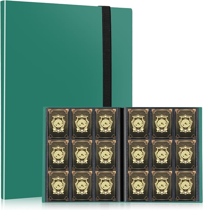 Card Binder, EDUDIIU 9 Pockets Premium Trading Card Binders, Cards Collection by Unknown