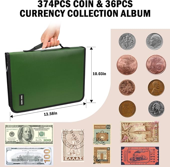 Coin Collection Book Holder Organizer - Image 4