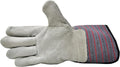 5 Pair Pack Leather Palm Work Gloves Cowhide Leather Suede Finish A Grade Premium