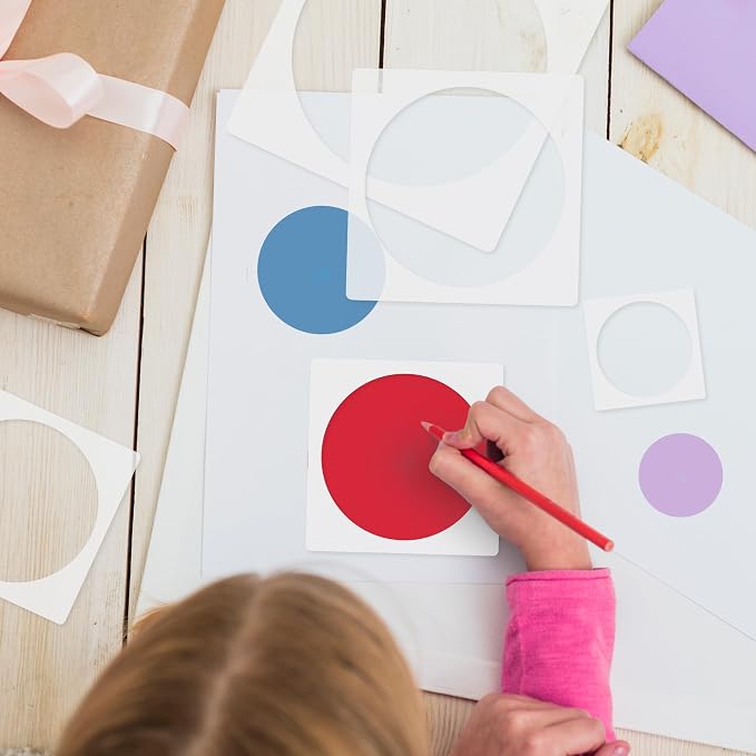 Round Stencil, Template Stencil, Large Stencil - Image 3