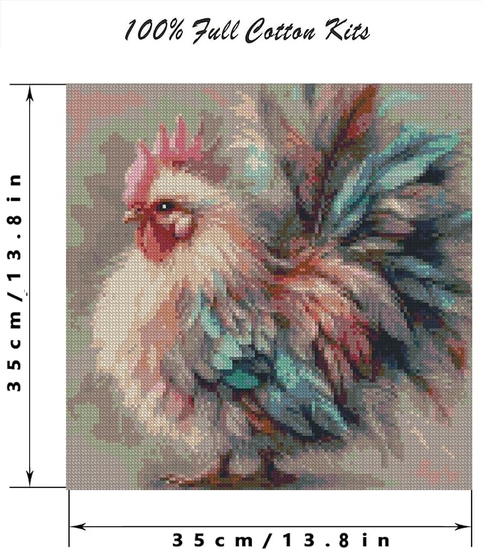 Chicken Counted Cross Stitch Kits - Image 3