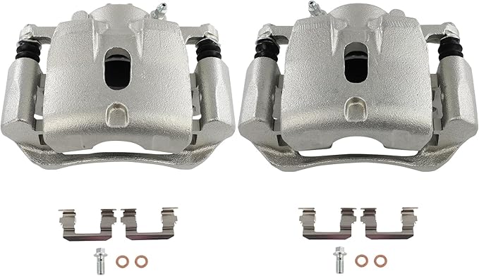 SCITOO 19B2670 19B2671 Front Left & Right Disc Brake Calipers Assembly w/Bracket For Honda For Pilot 2003-2008