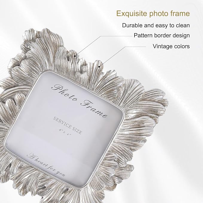 4x4 Vintage Picture Frames, Picture Frame - Image 4