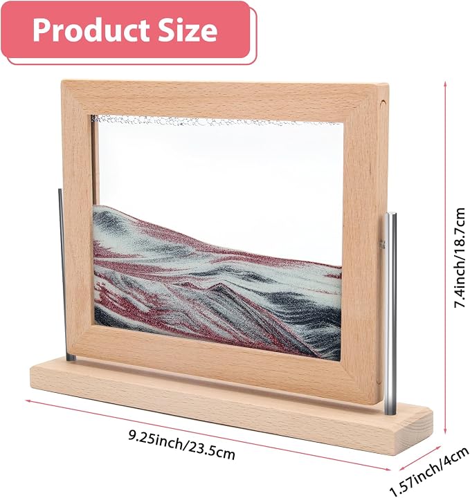Coitak Moving Sand Art Picture, Dynamic Sand Picture, Desktop Moving Sand Art - Image 2