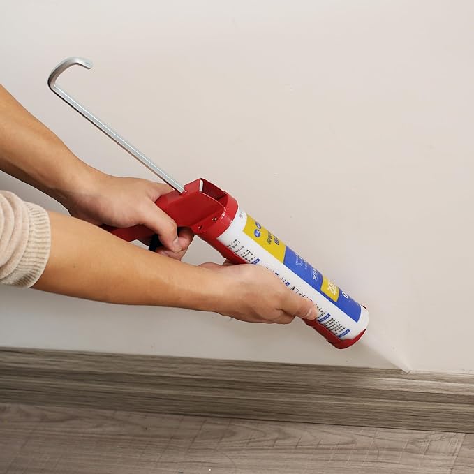 Bates- Caulking Gun, 10:1 Thrust Ratio, Red & Deep Blue, Caulking Tool Gun, Caulk Gun No Drip, Hand Caulking Guns, Silicone Gun, Caulking Gun Tool, No Drip Caulk Gun, Caulk Guns, Caulking Gun Dripless