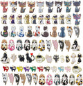 WOCRAFT 120pc Assorted Enamel Bracelet Cat Charms by WOCRAFT