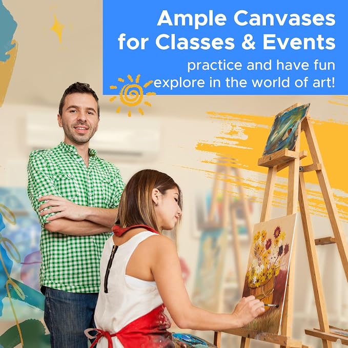 Canvas Boards for Painting 108 Pack Bulk, 5x7 Inch Small Painting Canvases - Image 9
