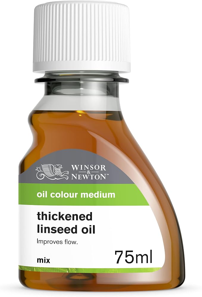 Winsor & Newton Sansodor Thickened Linseed Oil, 75ml Bottle by WinsorNewton