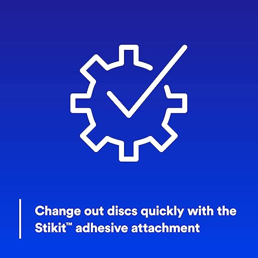 3M Stikit Blue Abrasive Disc Roll 36265, No Hole, Coating Removal, Body Repair, 80 Grade, 5 in, 50 Discs/Roll