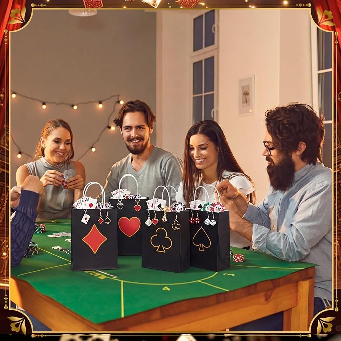Gaillty 24 Pcs Casino Party Favor Gift Bags - Image 6
