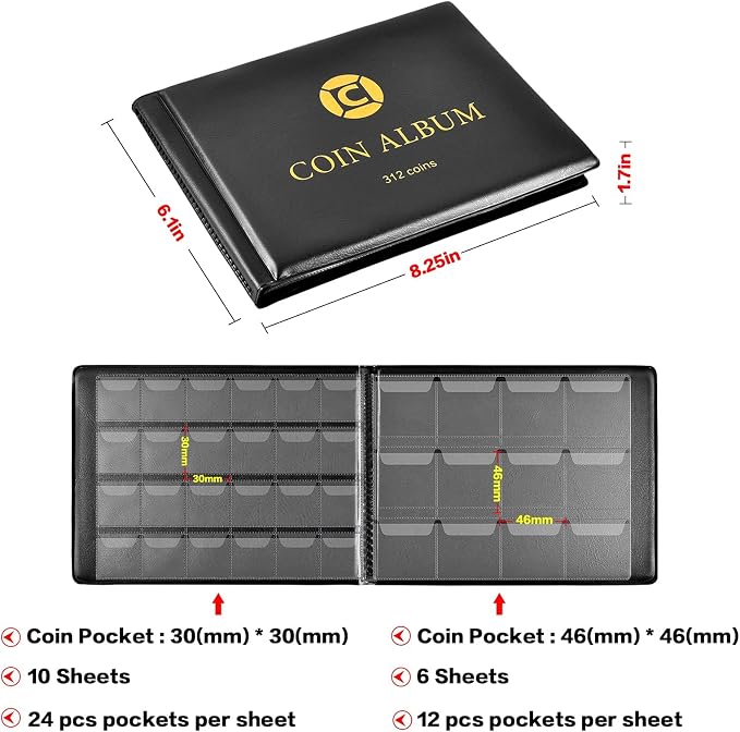 Coin Collection Book Holder Albums - Image 3