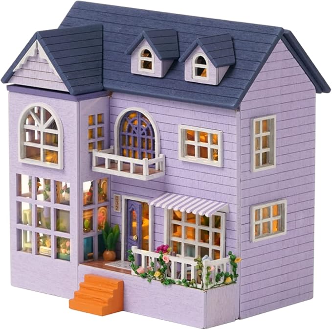 Flever Dollhouse Miniature DIY House Kit Creative Room by Flever